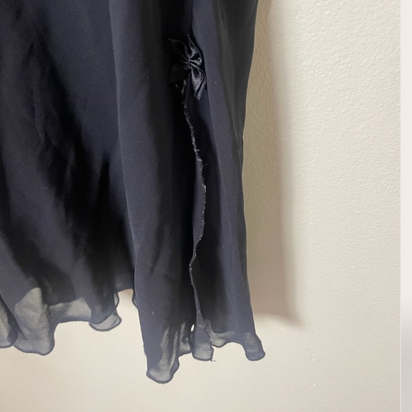 Sexy Sleep Lounge Slip Ruffled Boho Peasant Romantic Night Mini Dress Gown - Picture 2 of 11